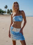 Silver Rain Miniskirt