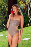 One piece Crystal tan