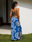 Long skirt garden Royal blue