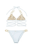 Bikini 3 Rings white