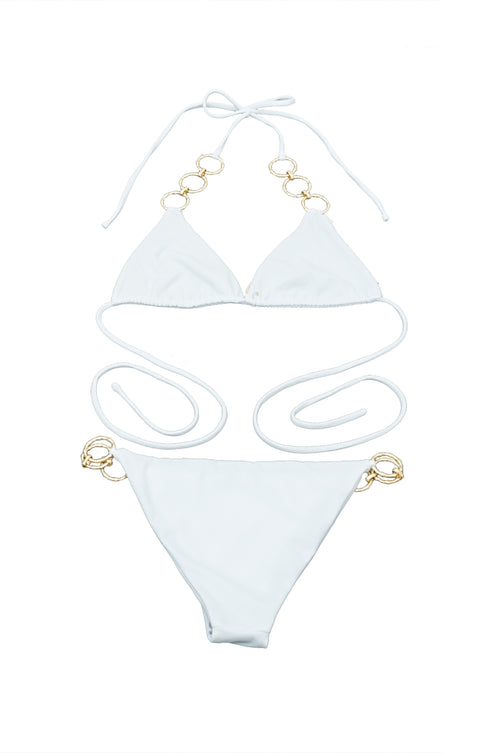 Bikini 3 Rings white