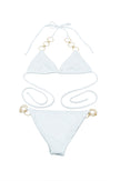 Bikini 3 Rings white