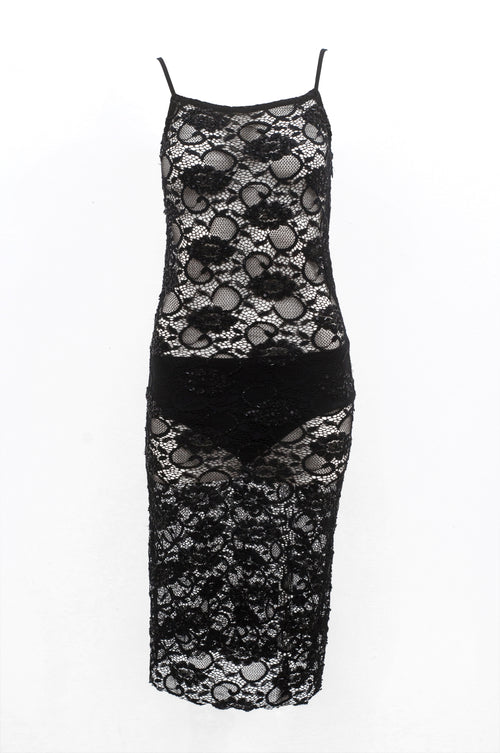 Dress Lace Balet black