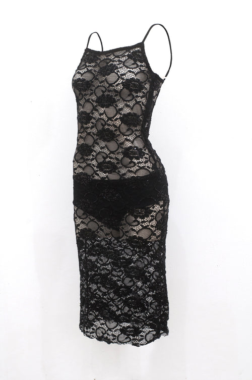 Dress Lace Balet black