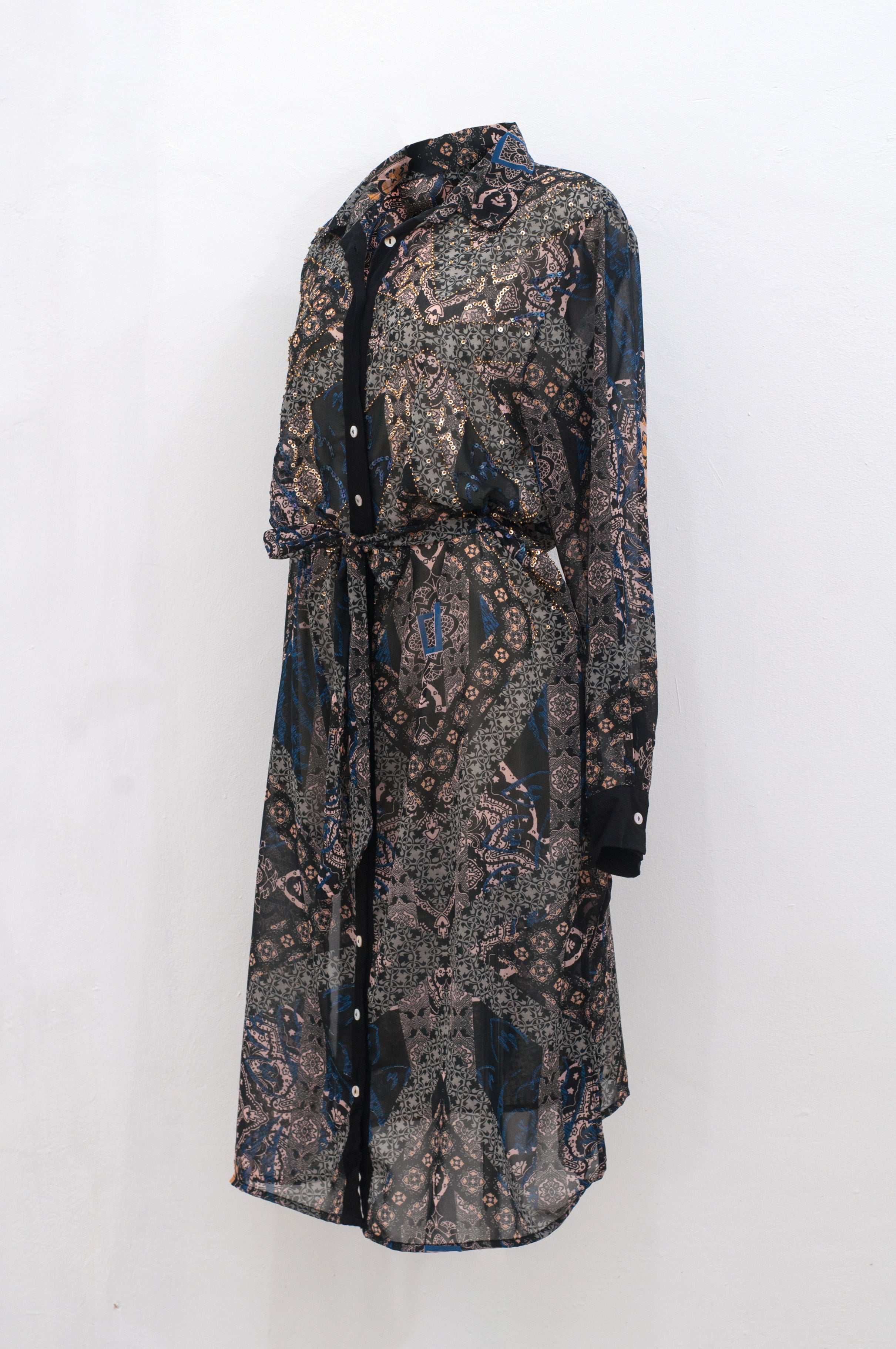 Dress Chemisier Paisley black