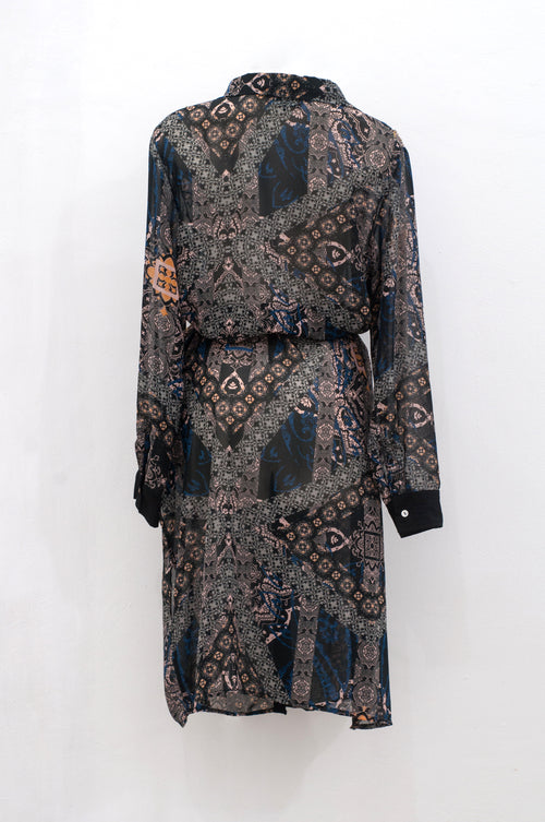 Dress Chemisier Paisley black