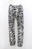 Terry zebra pants