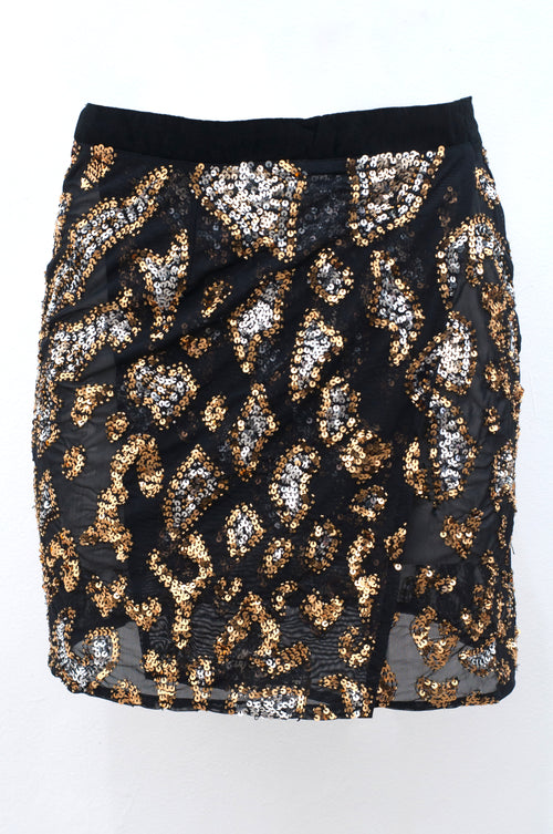 Jaguar wrap skirt