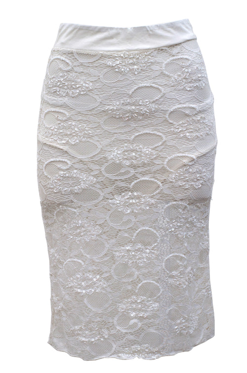 White Lace skirt