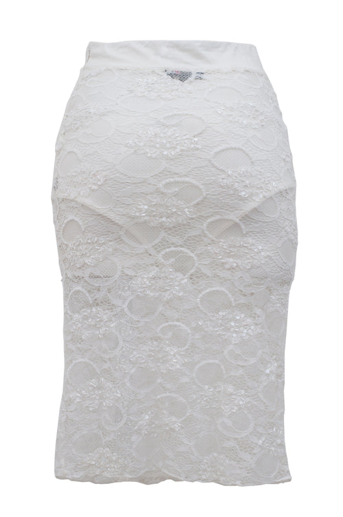 White Lace skirt