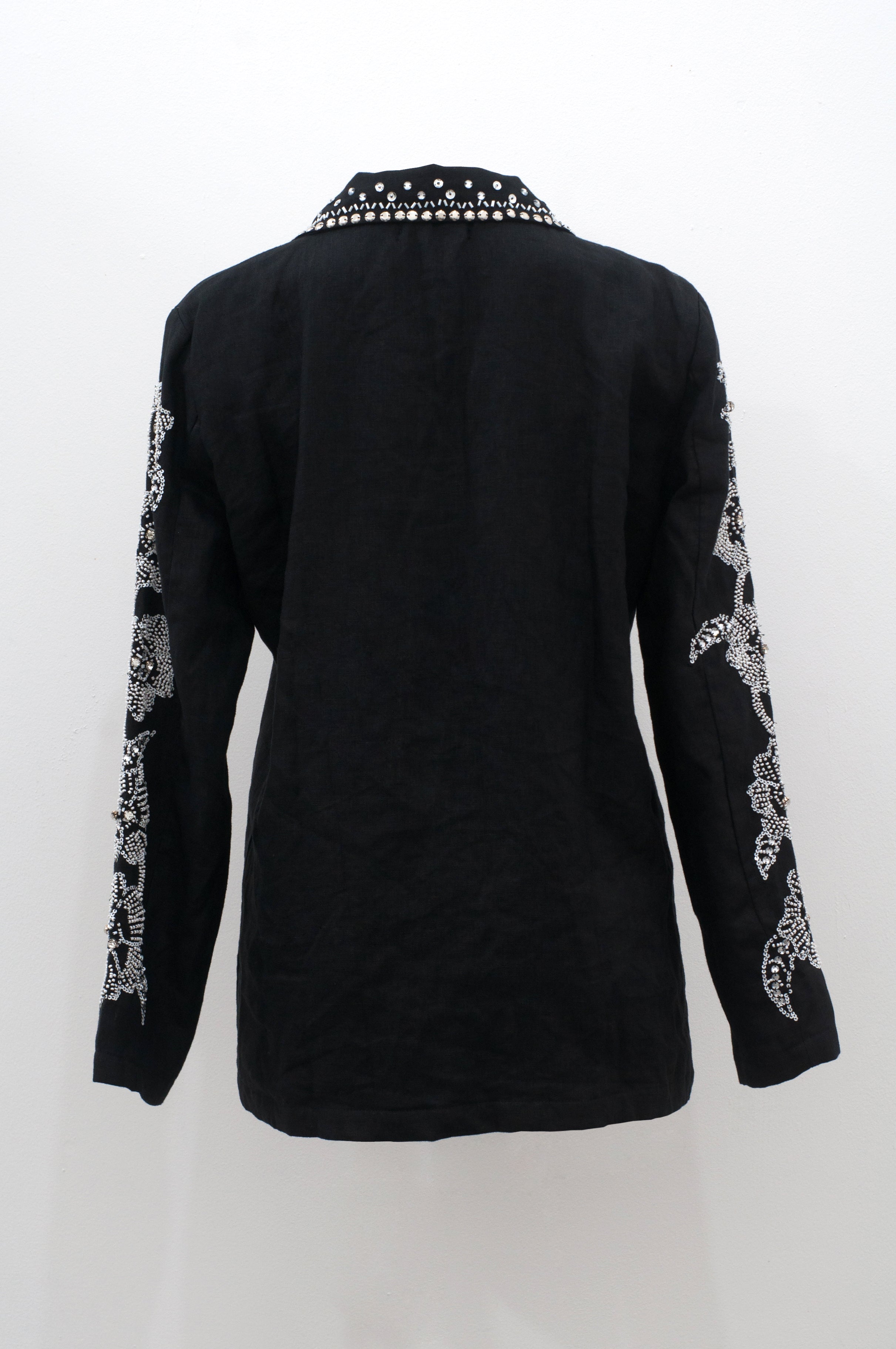 Hibiscus Black Blazer