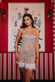 Glow dress Plumes