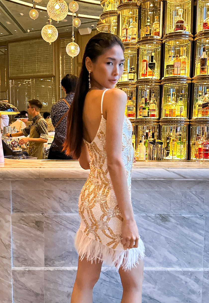 Gold Knot dress