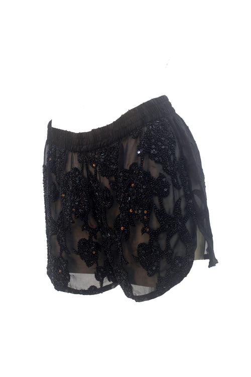 Hot pants lace flower