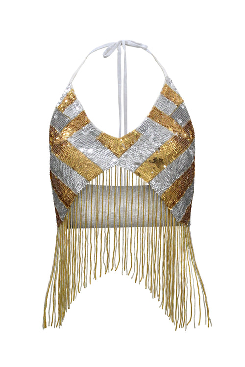 Gatzby Fringed Top