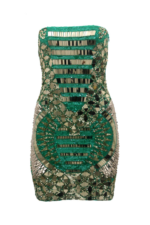 Dress Egypt Emerald green