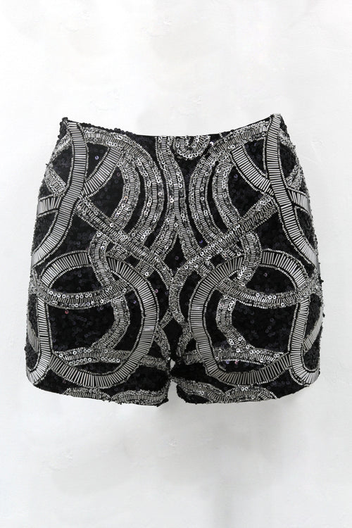 Silver rope shorts