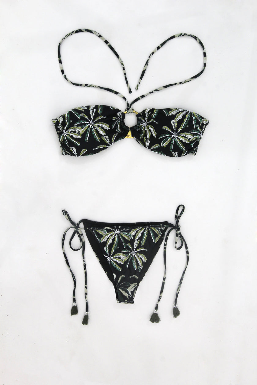 Palm bandeau bikini