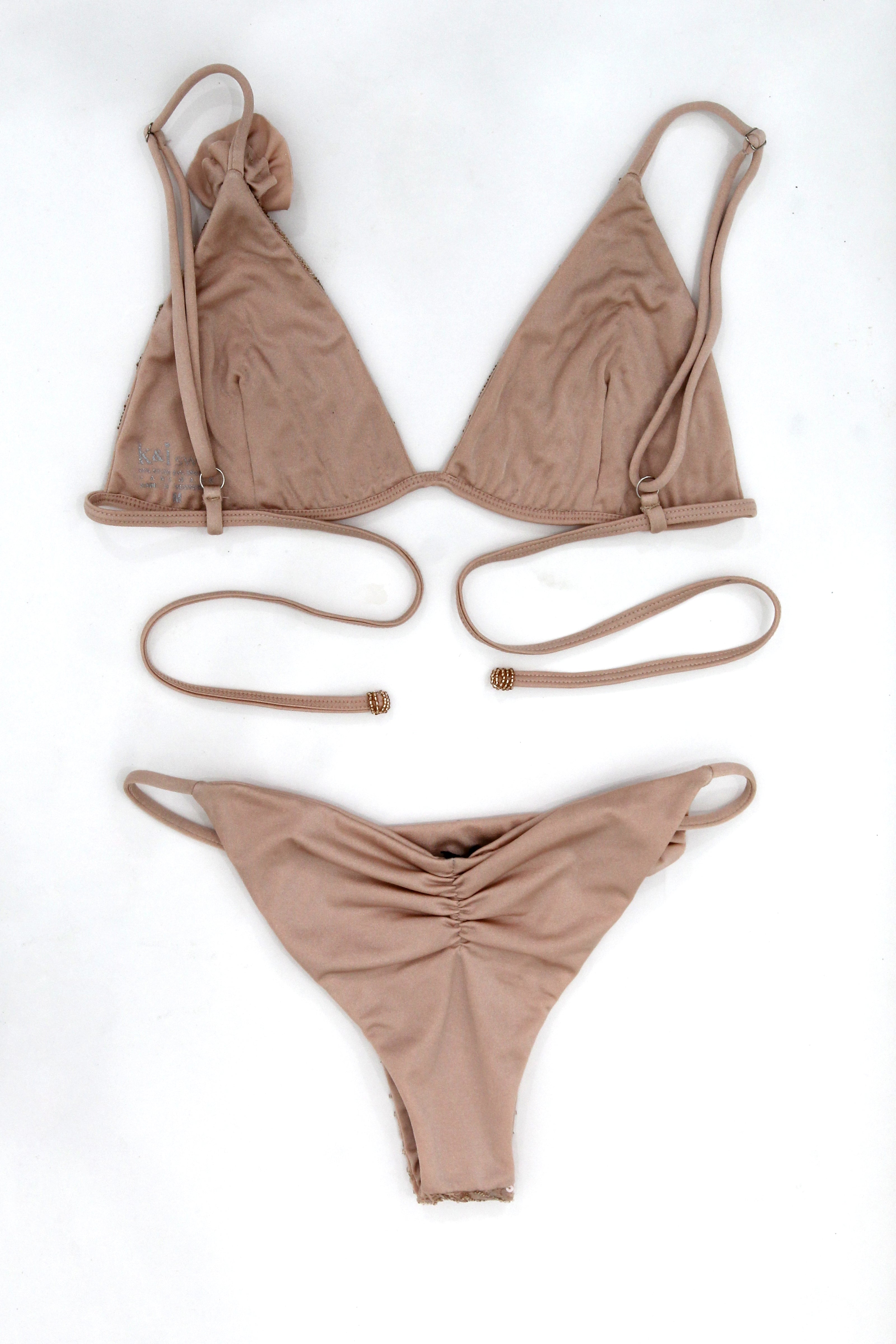 Rose bead bikini skin