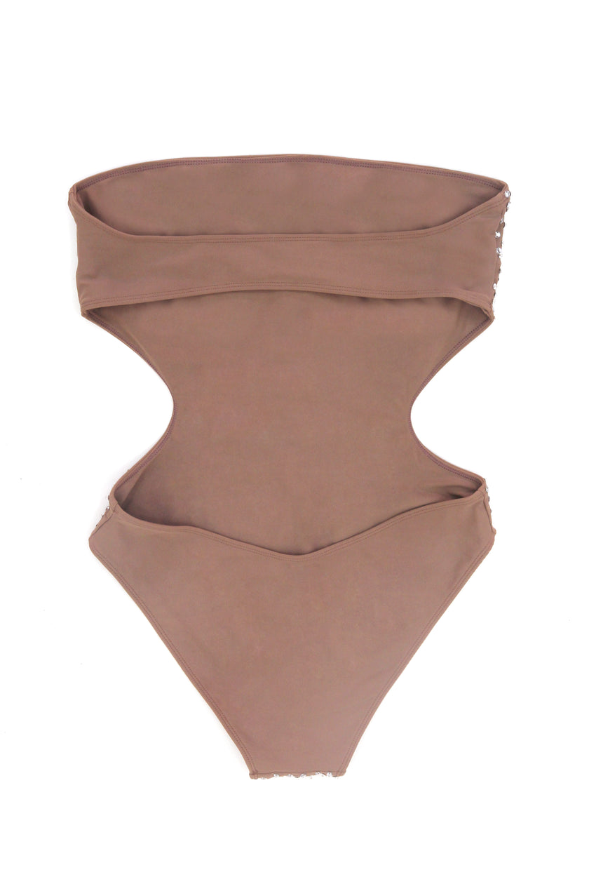 One piece Crystal tan