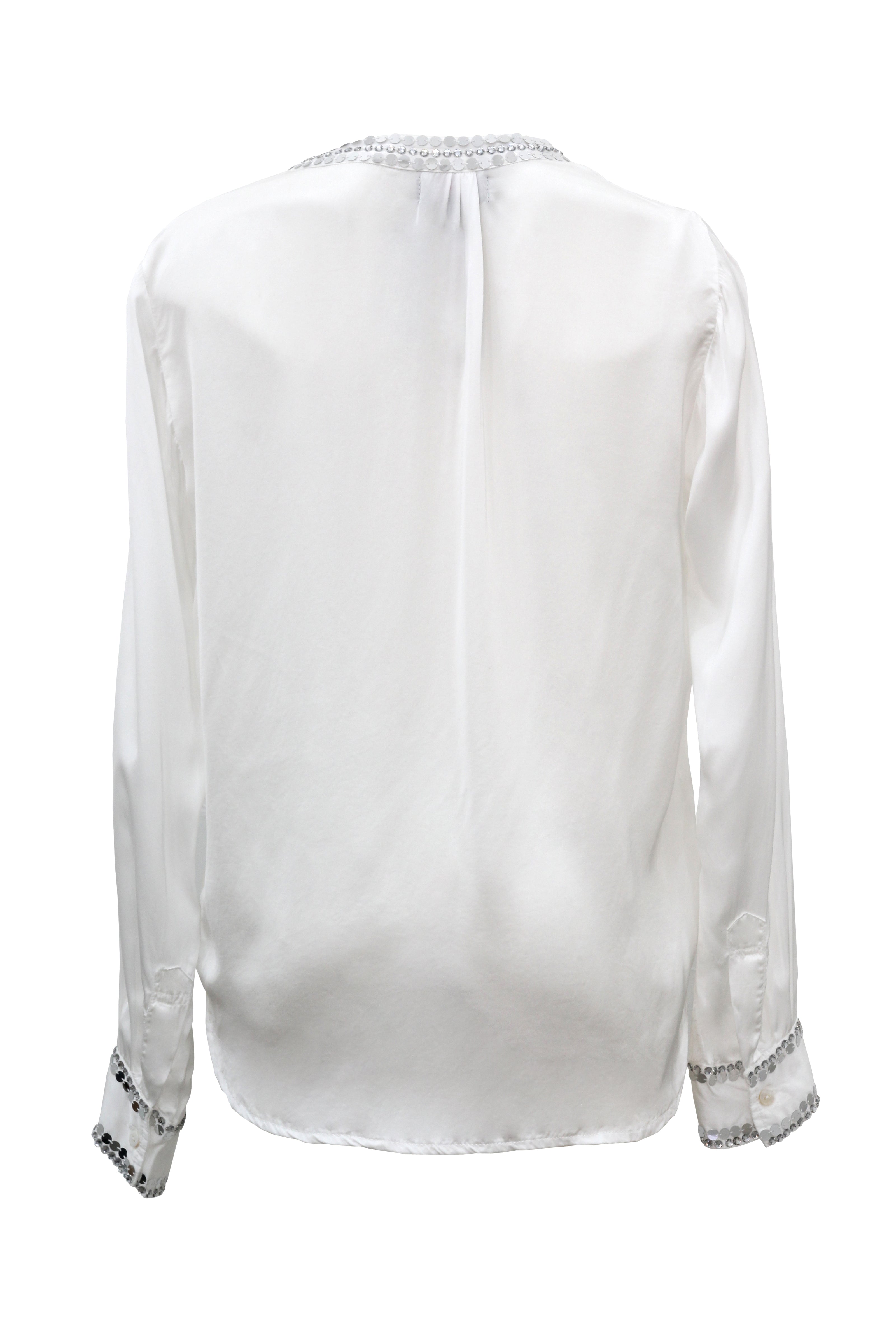 Annalise satin blouse