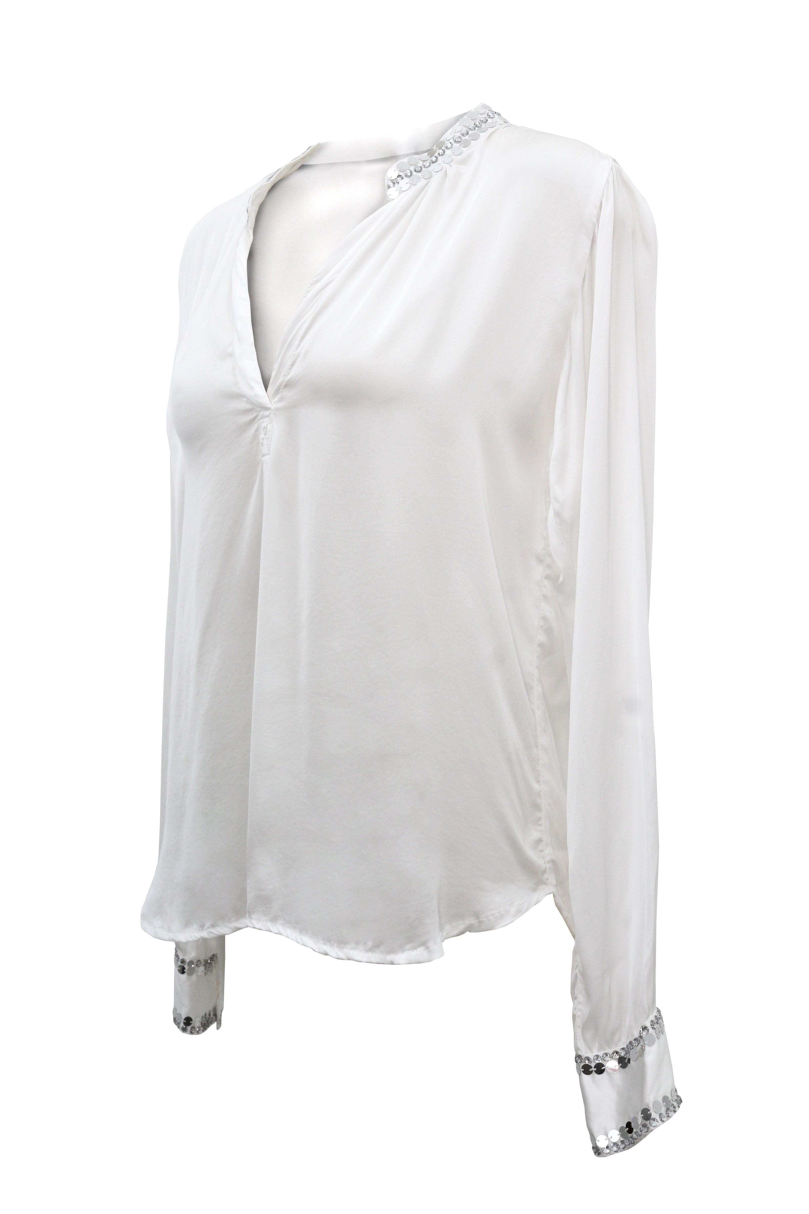 Annalise satin blouse