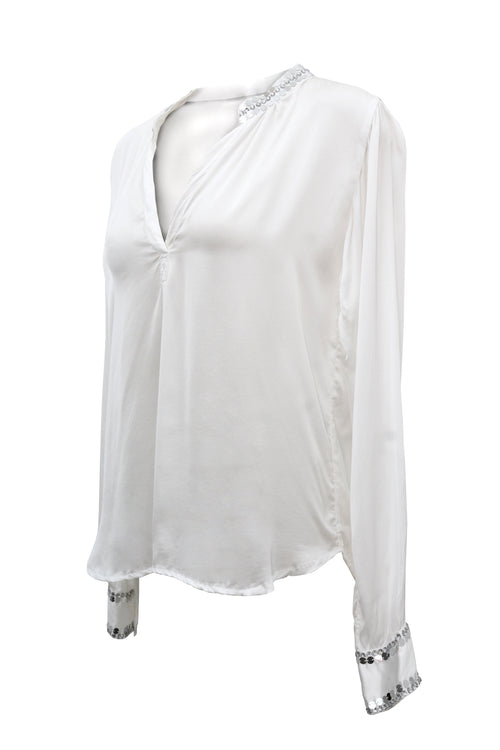 Annalise satin blouse