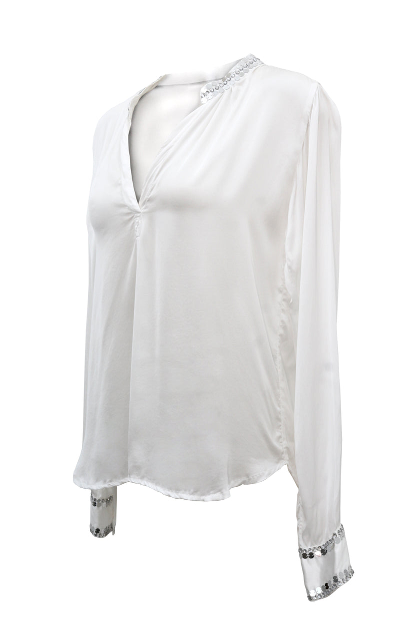 Annalise satin blouse