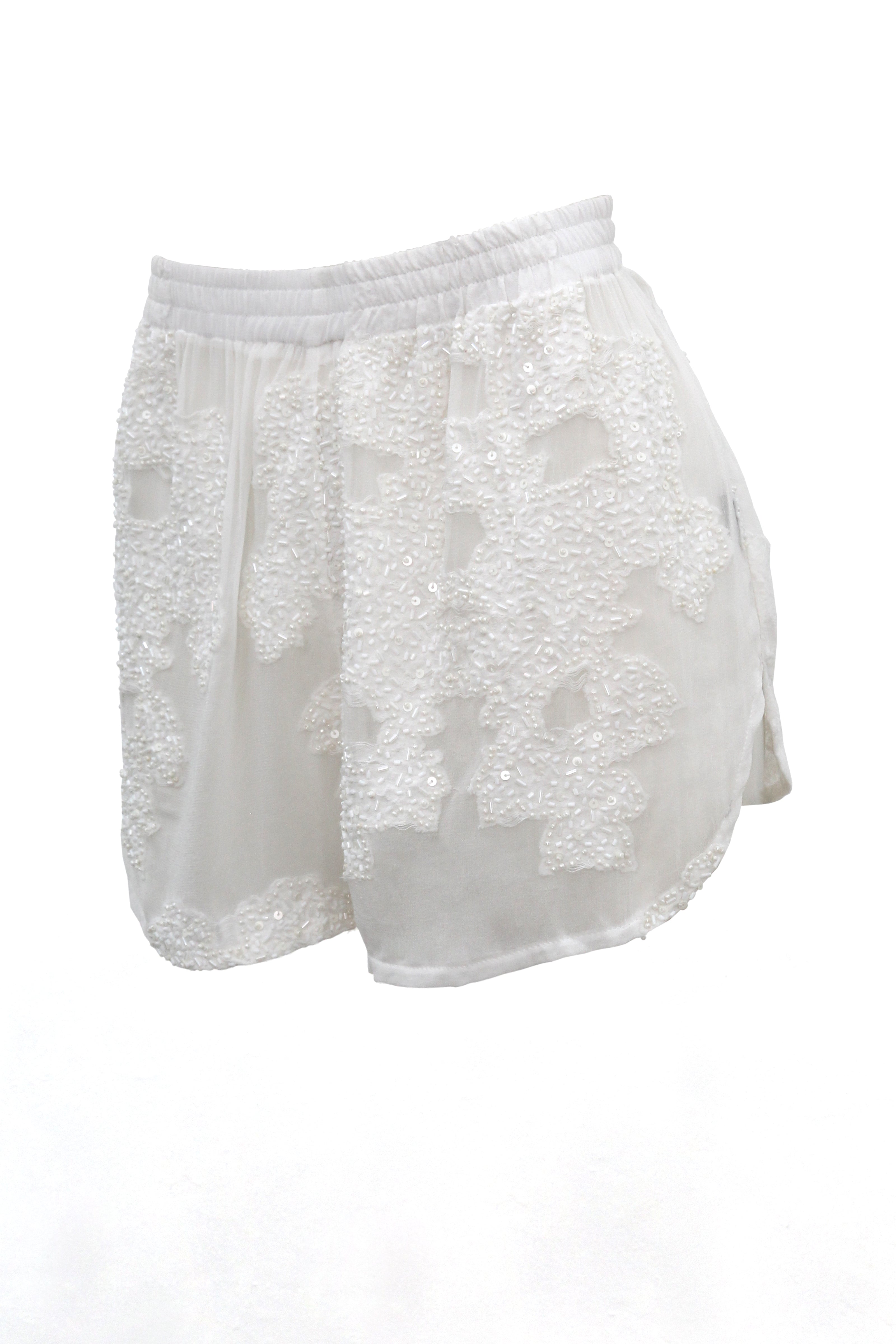 Blossom Beaded shorts