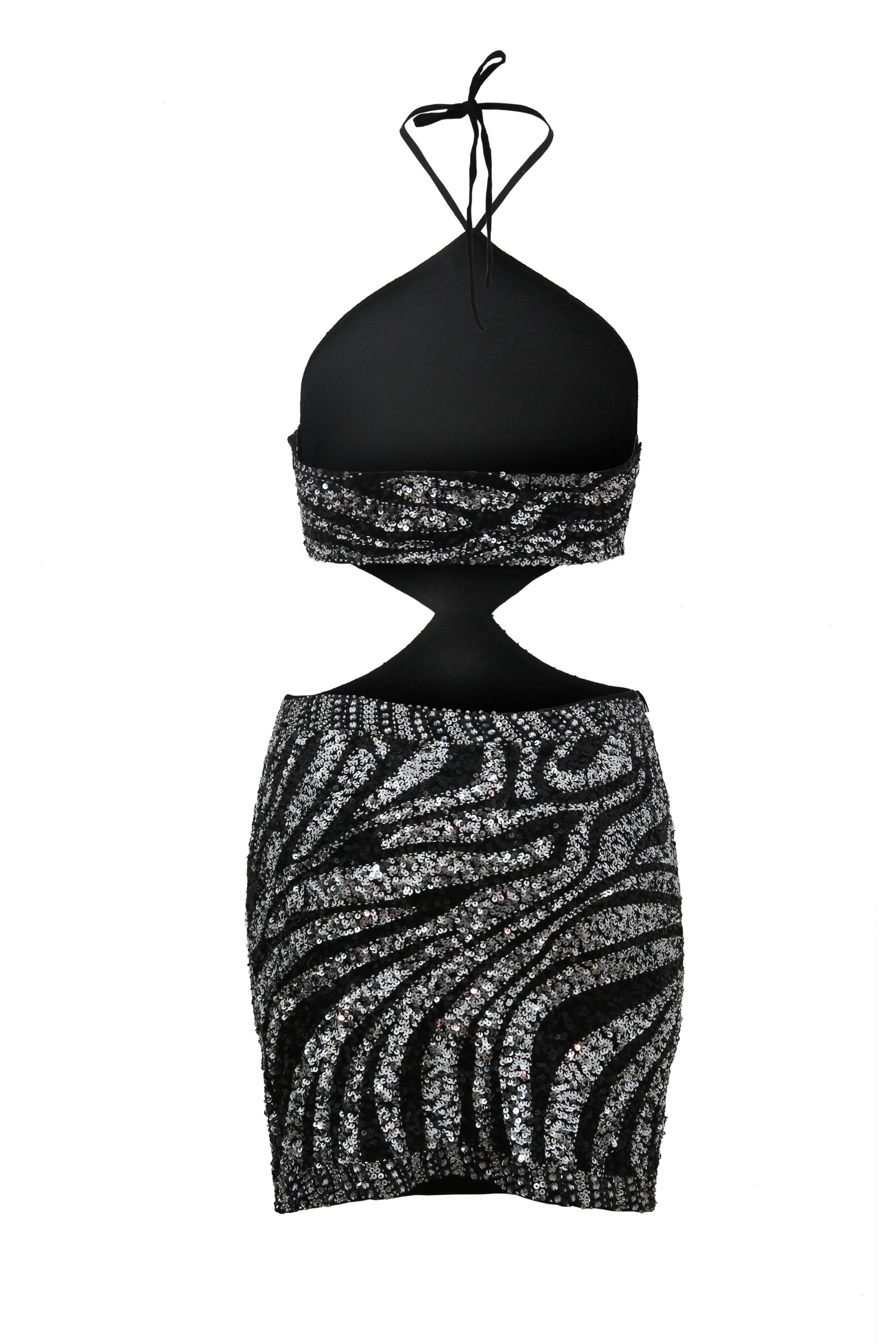 Dress Marble Cut Out