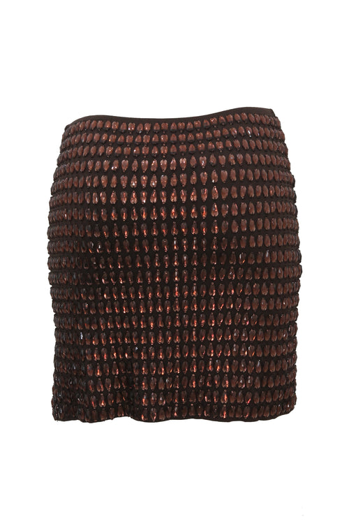 Skirt Jewels brown
