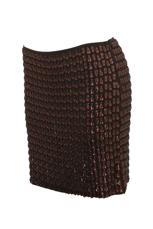 Skirt Jewels brown