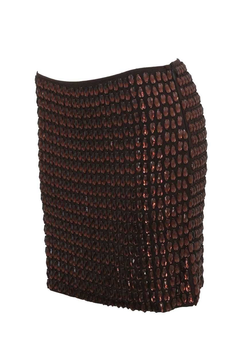 Skirt Jewels brown
