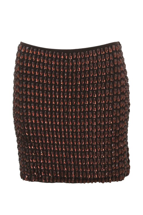 Skirt Jewels brown