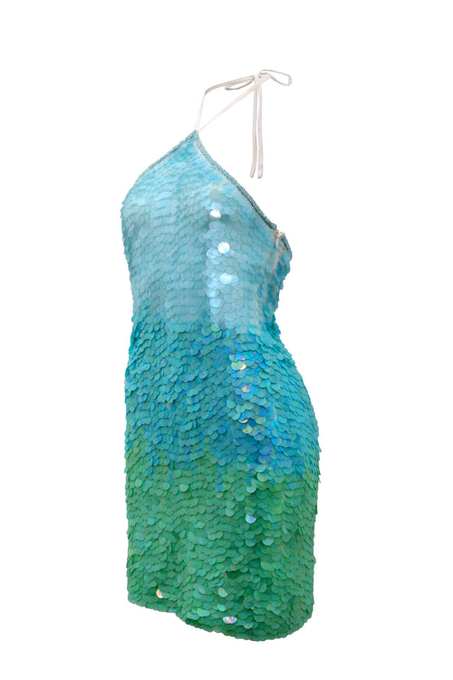 Dress Ombre Aqua