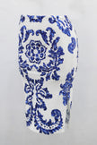 Skirt Floral white-saphire