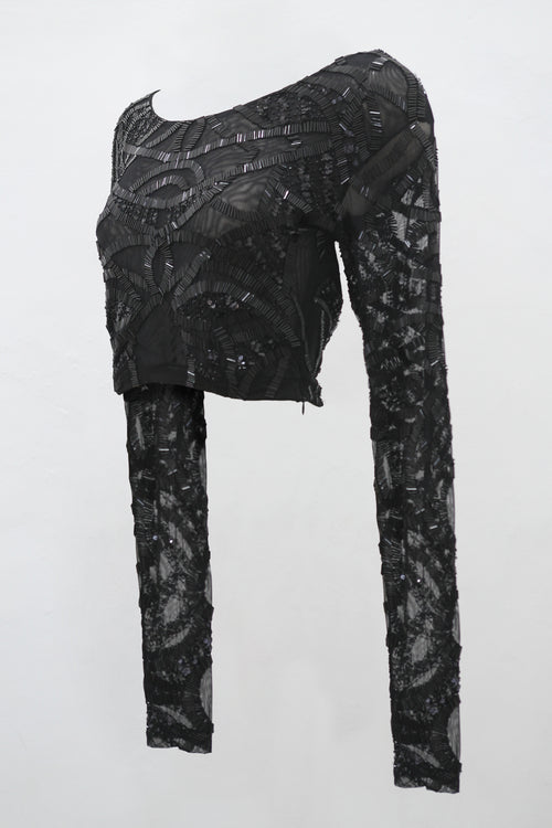Odessa Crop Top Long Sleeves