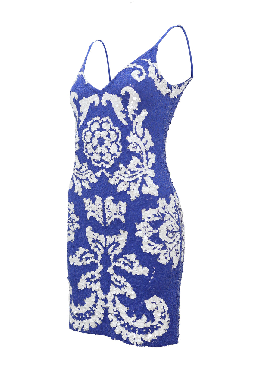 Saphire Flower Dress