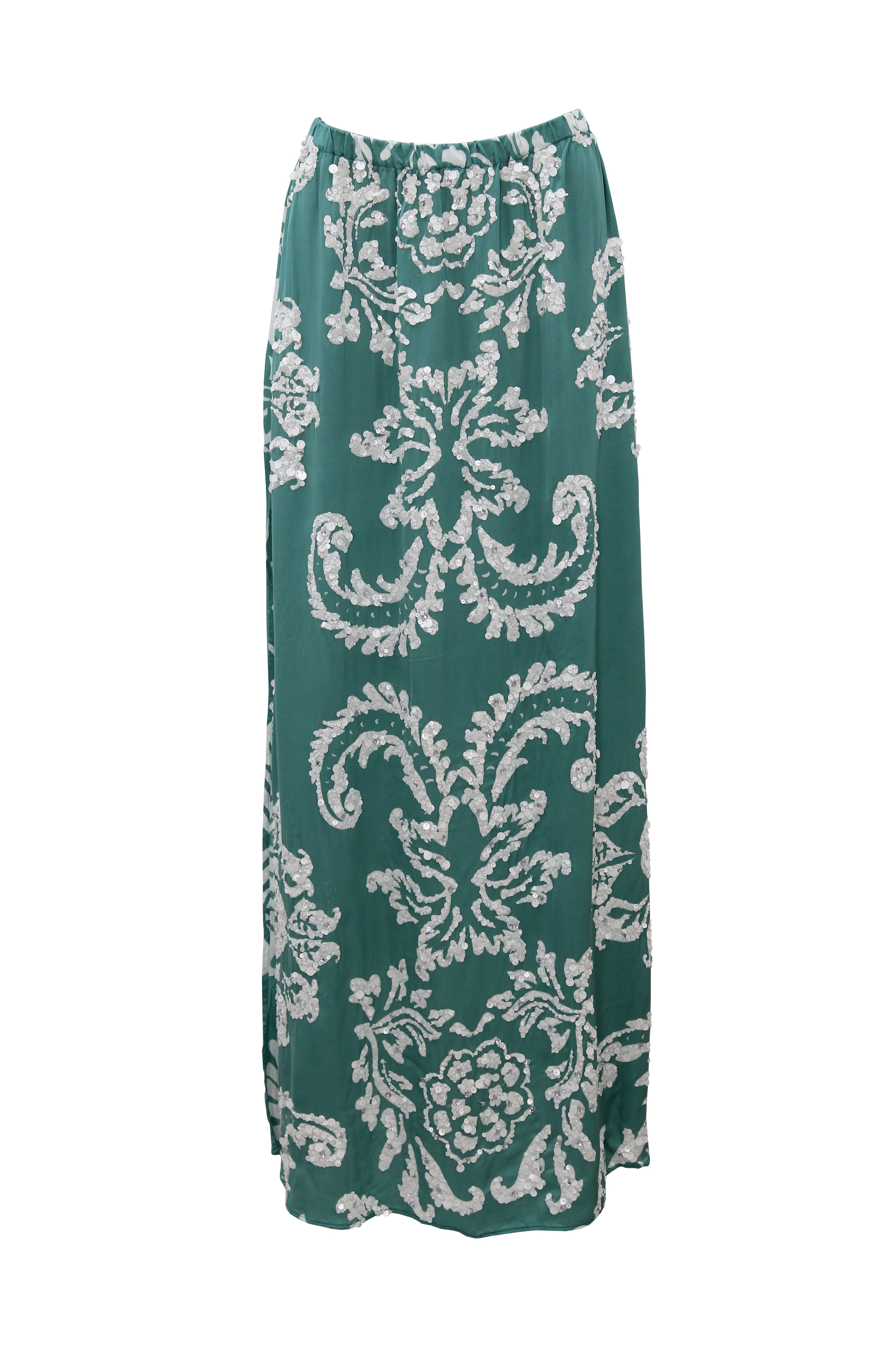 Garden Green Long Skirt