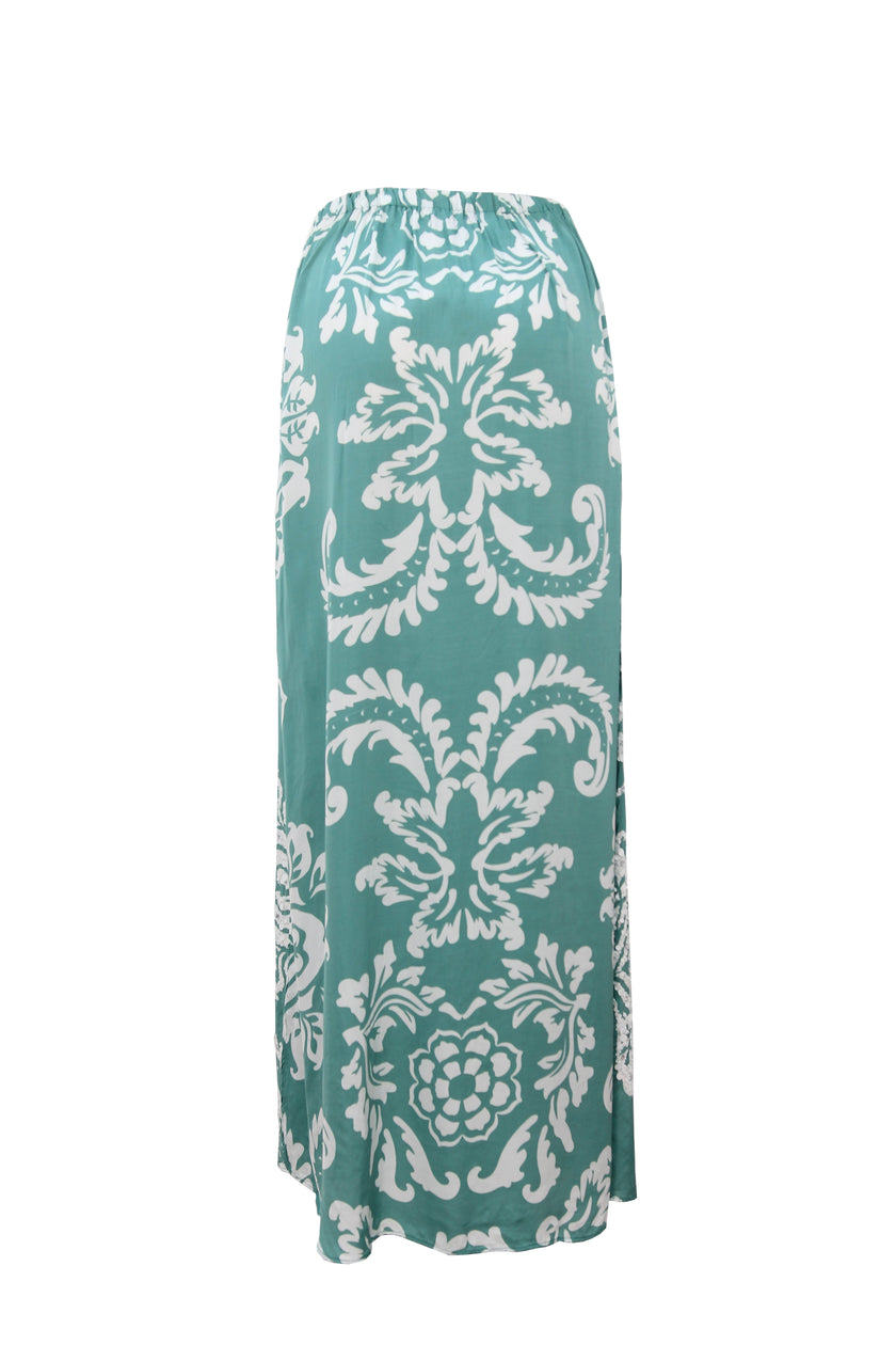 Garden Green Long Skirt