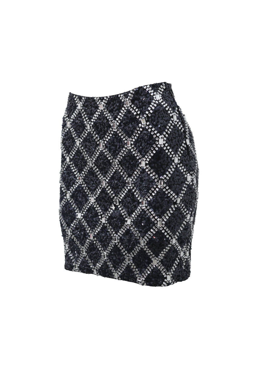 Glam skirt black