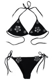 Bikini Flora Black
