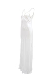 Diamante Slip Dress White