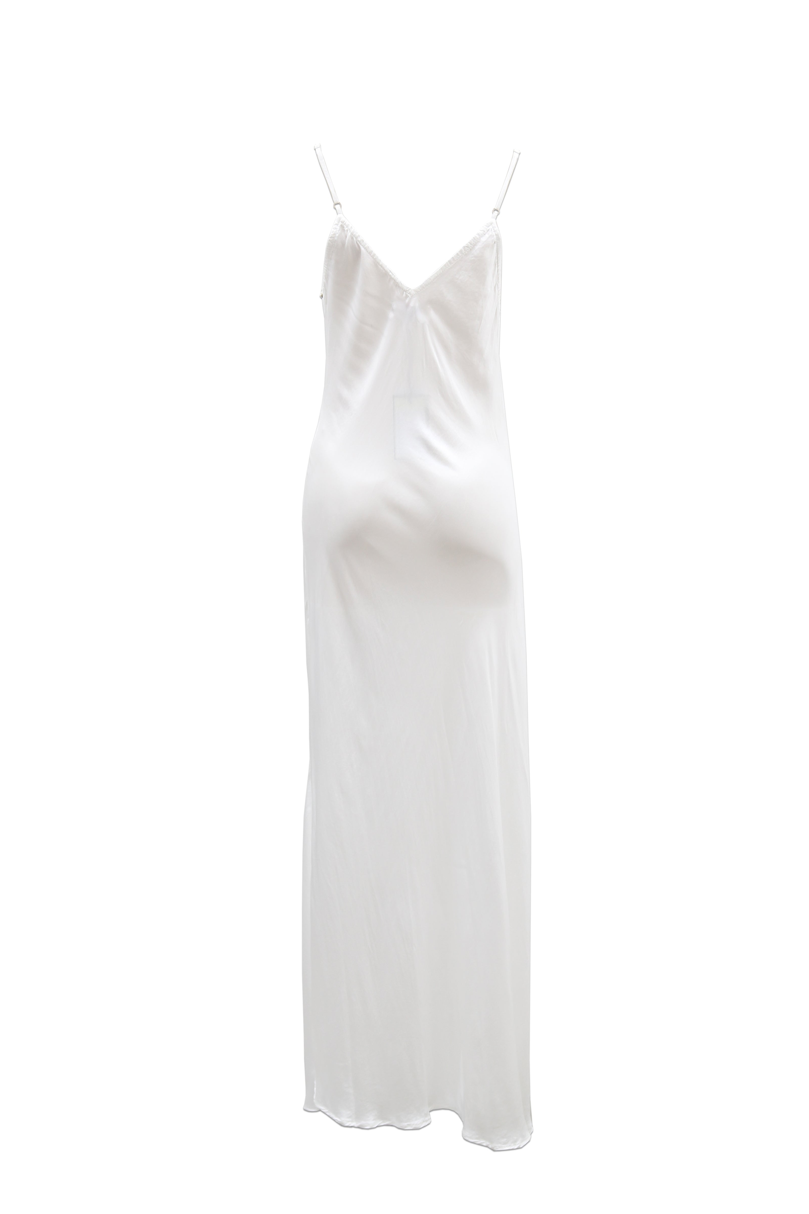 Diamante Slip Dress White