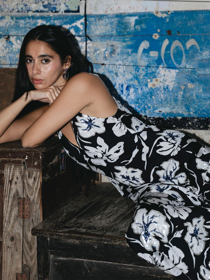 Hibiscus Long dress