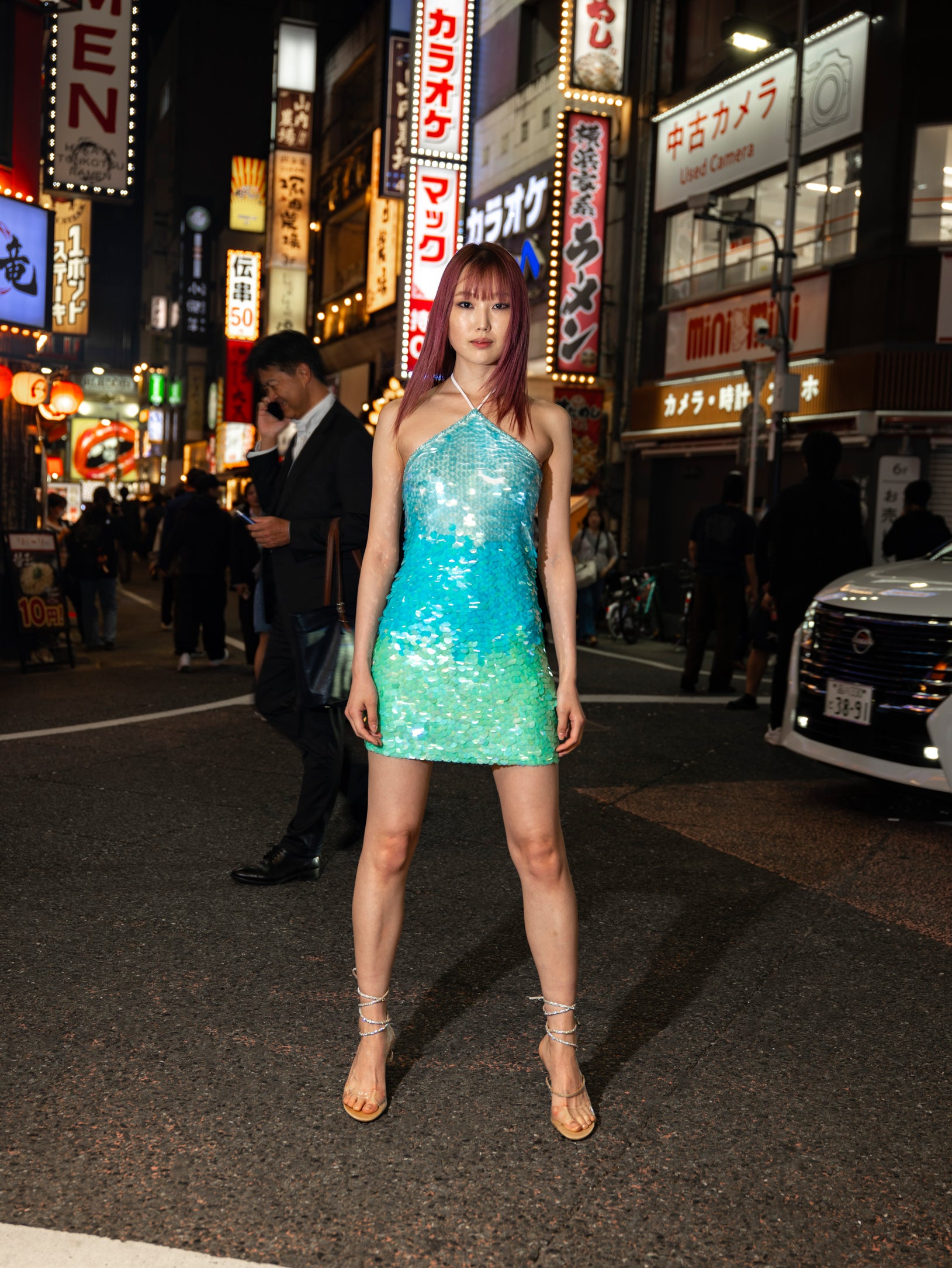 Dress Ombre Aqua