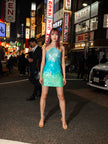 Dress Ombre Aqua