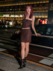 Skirt Jewels brown