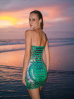 Dress Egypt Emerald green
