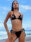 Bikini Flora Black
